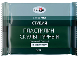 Пластилин скульптурный  0.5кг 2.80.Е050.004.1 мягкий, белый