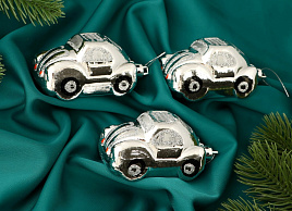 Фигурка Машинка Набор 9510193 серебро 3шт