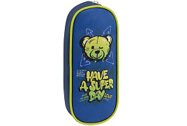 Пенал мягкий ArtSpace Sch_57560 "Cool Bear", 210*80*45, полиэстер