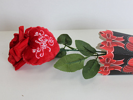 Роза с сердцем