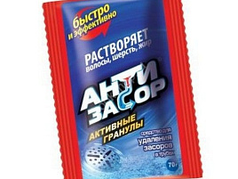Средство для труб Кротон 70гр. Антизасор 1341