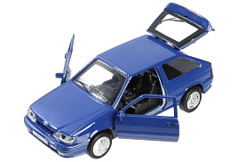 Машина металлическая 2113-12-BU ваз-2113 12 см, двери, багаж, инер,синий, кор