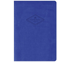 Телефонная книга OfficeSpace PbA5_41370 А5, 80л., кожзам, "Winner" синий, с вырубкой