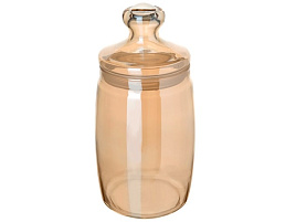 Банка для сыпучих стекло 1000мл 97425/05/6591 Золотистый мед в/уп