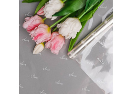 Пленка упаковочная и00106638 Love белая 70см*8м