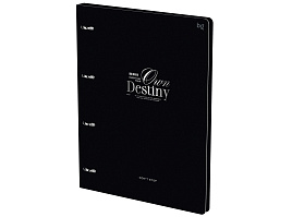 Тетрадь на кольцах 120л. А4 ТК4к120_лм_тф 57844 "Don't stop", картон, матовая ламинация, тиснение фольгой