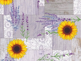 Клеенка столовая Silvano 1,4*20м ПВХ FUSION на нетк. основе 81997/9111