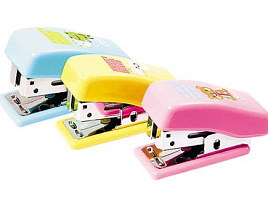 Степлер Deli №24 E0303 Jungle Buddies 12листов, ассорти