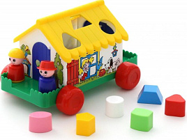Логическая игрушка 6202 Игровой дом (в сетке)