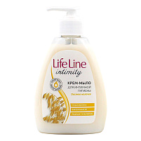 Мыло жидкое Весна 280мл Life Line интимн.Овсяное молочко 5124