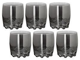 Набор стаканов 6шт 415/06/5488 Сияющий графит 305мл
