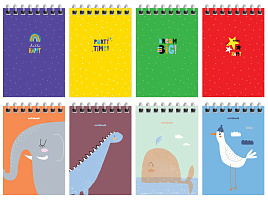 Блокнот 40л. BG Б7гр40 12761 "Моноколор. New style" А7 на гребне