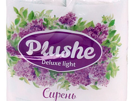 Туалетная бумага Делюкс  4шт.3-х сл.Сирень