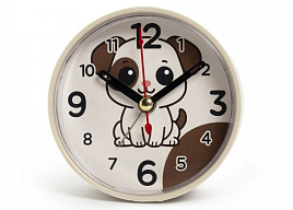 Будильник В7-038 Щенок хаки