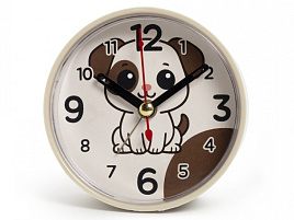 Будильник В7-038 Щенок хаки