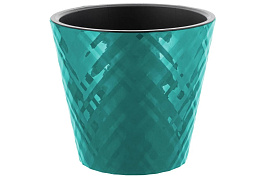 Кашпо цветочное 1л Manhattan 0096/3925 тропический лес с/п