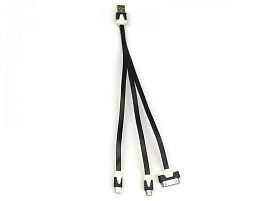 Кабель DIALOG HC-A3802 (CI-0403 black) - кабель Aplle 8+30+microUSB-USB A (M) V2.0, длина 0.25 м,