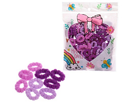 Набор резинок д/вол. 545-0257 Миндаль фиолетовый 100шт