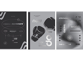 Тетрадь 96л. А4  Т4ск96_лс_тф 11916 "Мой выбор", soft-touch ламинация, тиснение фольгой