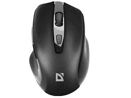 Мышь Defender беспроводная 52053 оптическая Prime MB-053 черный, 6D, 800-1600dpi