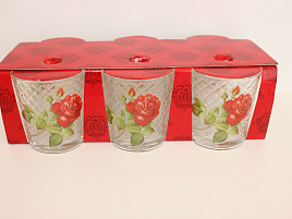 Набор стаканов 6шт 1240 Цветы