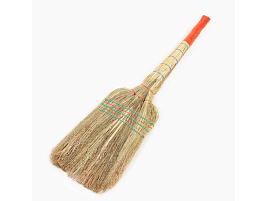 Веник вязаный 4-х лучевой малый в обмотке