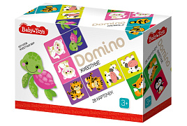 Домино 4047 Baby Toys "Животные", картонная коробка