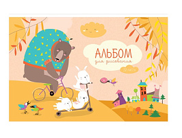 Альбом для рисования 32л. ArtSpace А32_44466 "Животные. Cute animals"