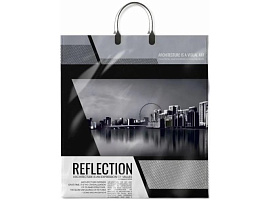 Пакет петля с пласт.ручкой 40*44 Отражение