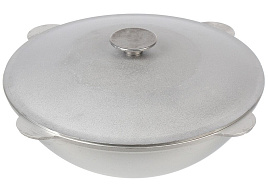 Казан 12л с крышкой Гардарика алюминиевый 12-2/2774