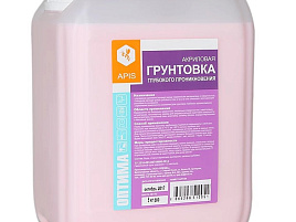 Грунтовка водно-диспер Оптима APIS д/вн. и нар. раб 5л розовая 0051