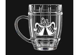 Кружка для пива 3226/1-Г Два друга 500мл