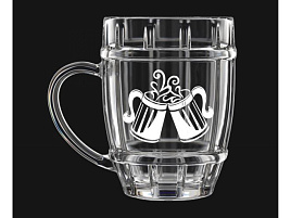 Кружка для пива 3226/1-Г Два друга 500мл