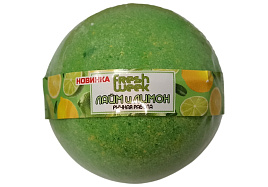 Бомбочки для ванн 130г FreshWeek Лайм и лимон