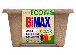 Стиральный порошок Капсулы Bimax  М ЭКО 12шт Колор