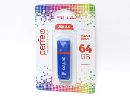 Флеш-драйв Perfeo USB 64Gb C11 синий