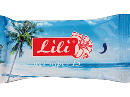 Влажные салфетки Lili 15шт Морская свежесть