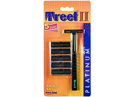 Станок для бритья Treet -II Platinum одноразовые 10шт 2лезвия