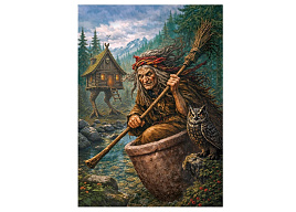 Пазл 500эл. Сказки.Баба Яга Ф500-9620