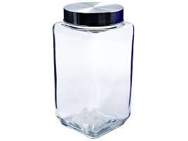 Банка для сыпучих стекло 1л 87825/4442