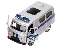 Машина металлическая UAZ452-11SLPOL-SR уаз-452 буханка ПОЛИЦИЯ 10,5см