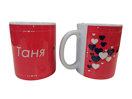 Кружка сублимация имена жен. Таня