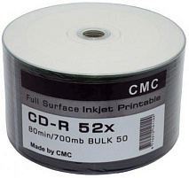 CD-R диск CMC 80 52x Балка Full Ink Print балка (100)