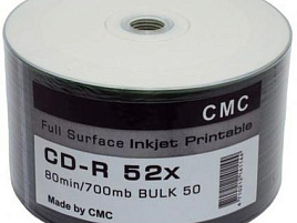 CD-R диск CMC 80 52x Балка Full Ink Print балка (100)