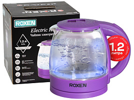 Электрочайник ROXEN RX-7032 Purple 1,2л.