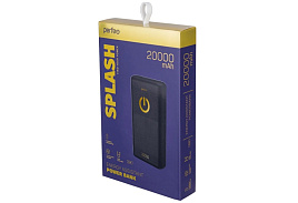 Аккумулятор внешний Perfeo PF_B4298 SPLASH -20000 mah, черный