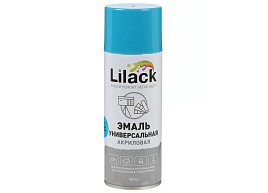 Эмаль-аэрозоль голубая 520мл Lilack 3195