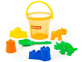 Песочный набор №325 35646 Ведро,лопатка,5шт формочек
