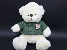 Мягкая игрушка Мишка в свитере в сердечко 25см №174