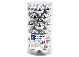 Набор шаров 4см 592498 серебро 30 шт